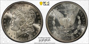 1890-S $1 MS63