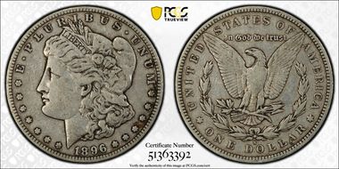 1896-S $1 VF25
