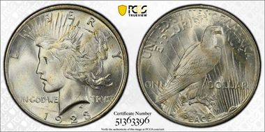 1923 $1 MS65