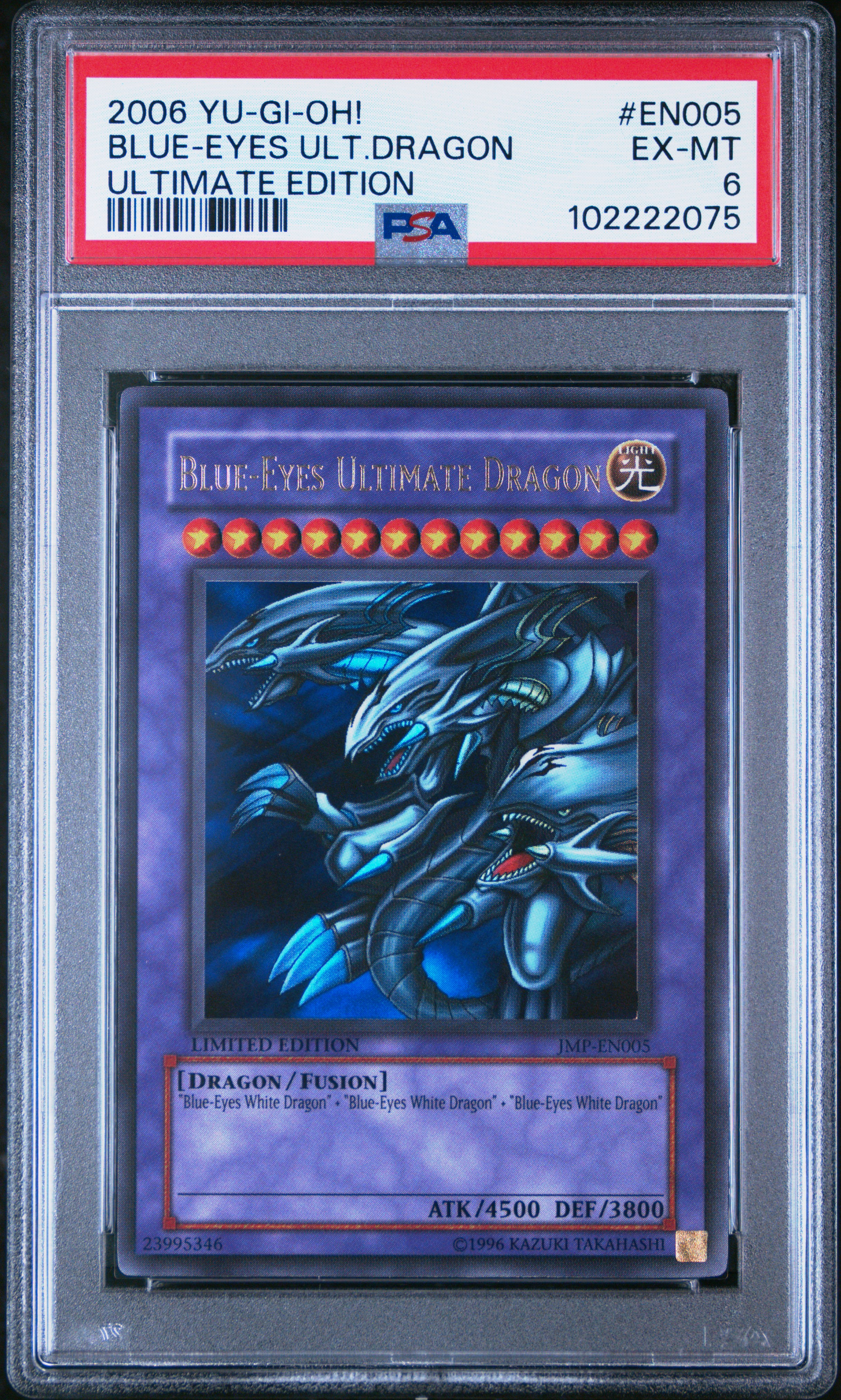 2006 Yu-Gi-Oh! Ultimate Edition Blue-Eyes Ult.dragon #En005 (Ultimate Edition) Ex-Mt 6 front