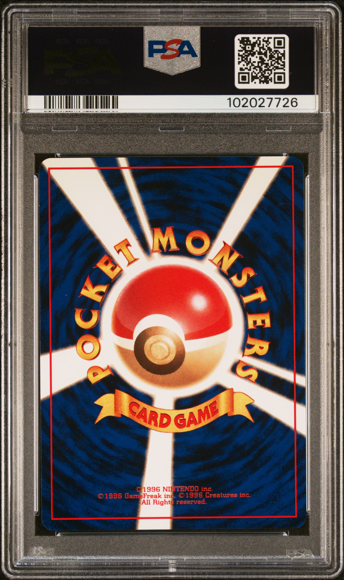 2000 Pokemon Japanese Neo Heracross-Holo #214 Gem Mt 10 back