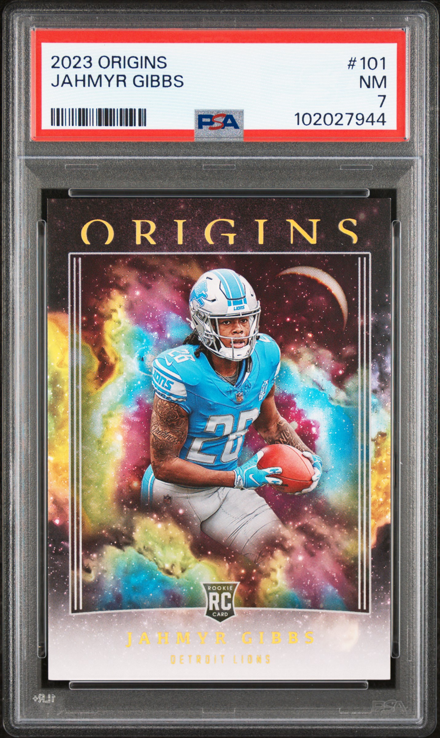 2023 Panini Origins Jahmyr Gibbs #101 Nm 7 front