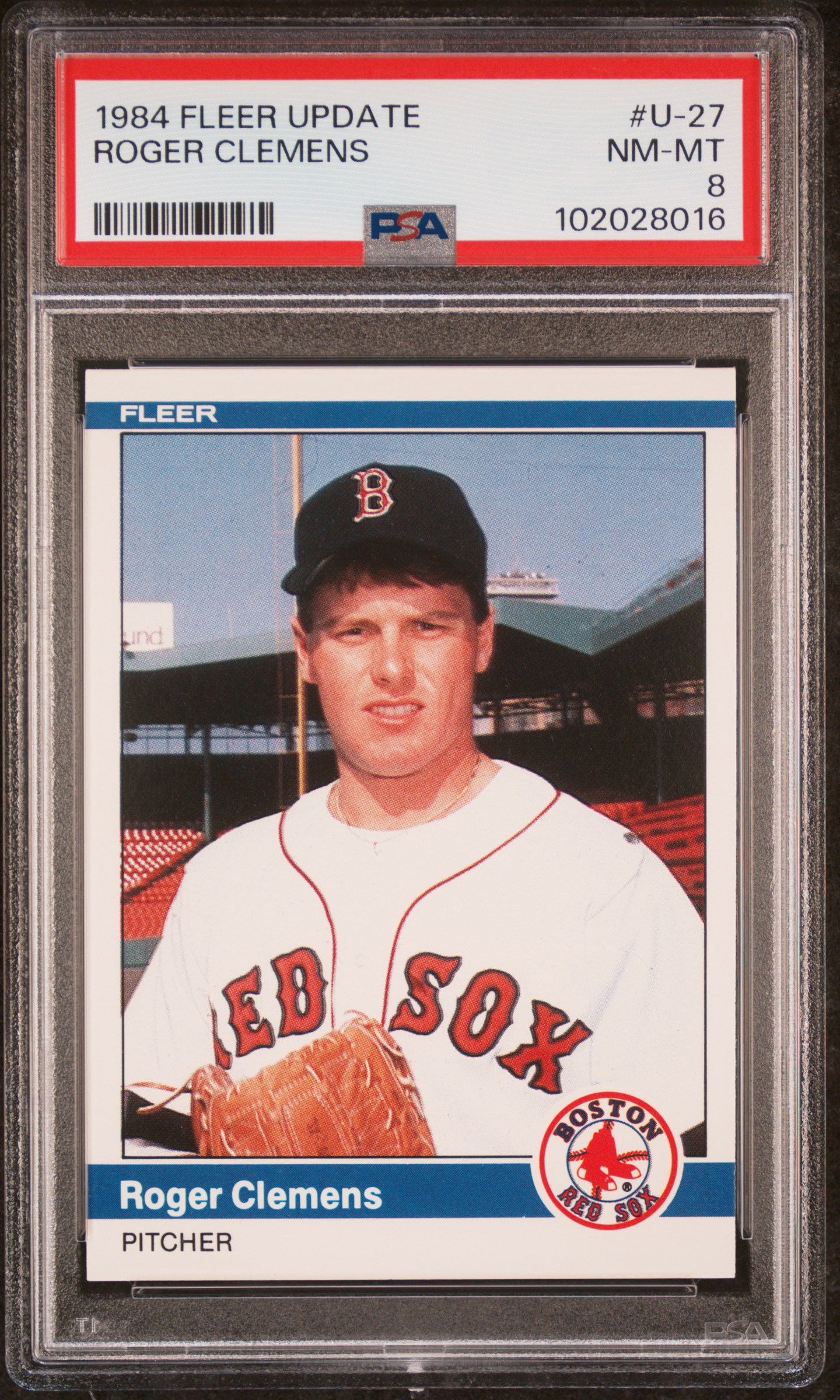 1984 Fleer Update Roger Clemens #U-27 Nm-Mt 8 front