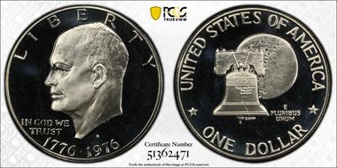 1976-S $1 Clad Type 2 PR69CAM