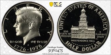 1976-S 50C Clad PR68DCAM