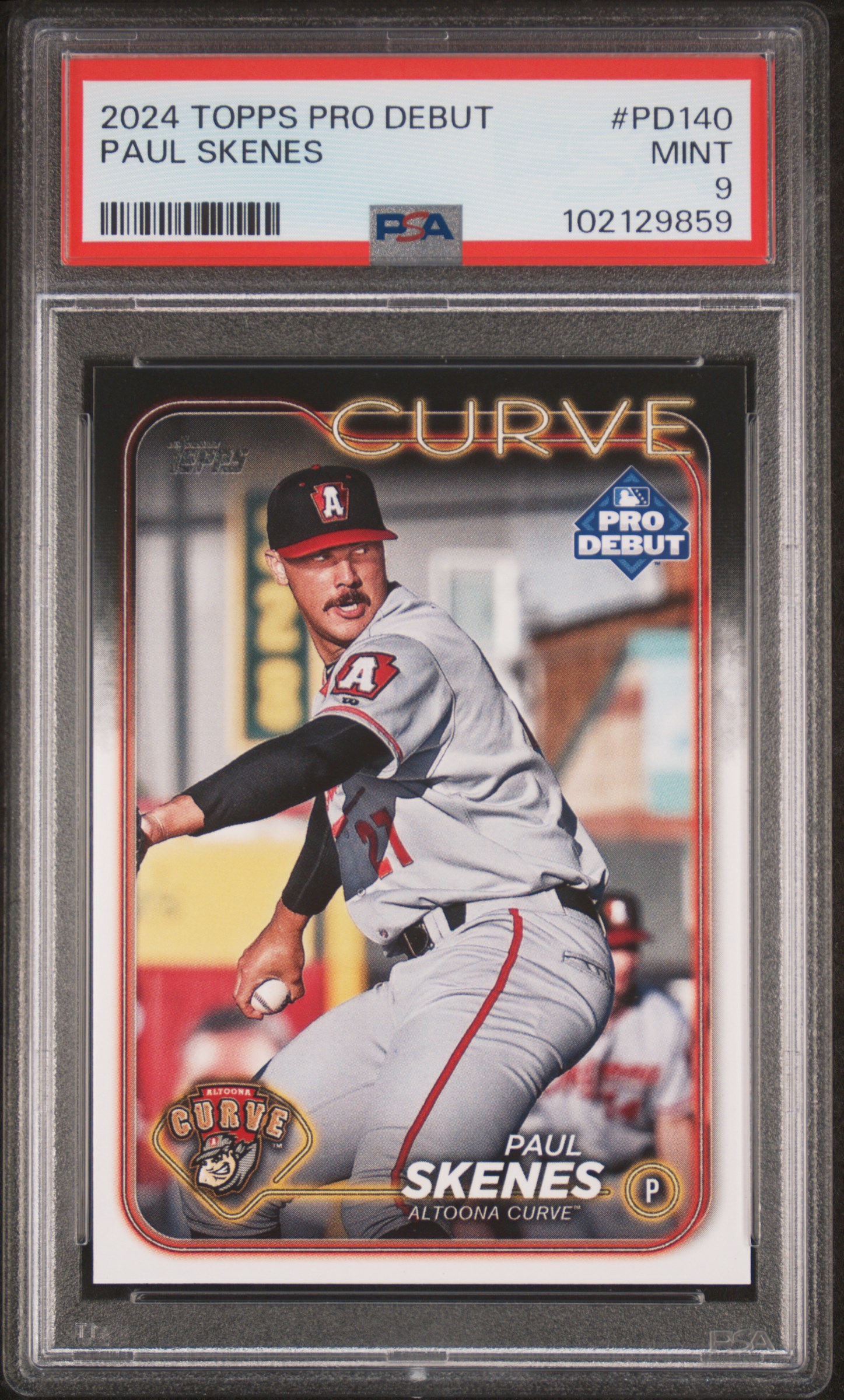 2024 Topps Pro Debut Paul Skenes #Pd140 Mint 9 front