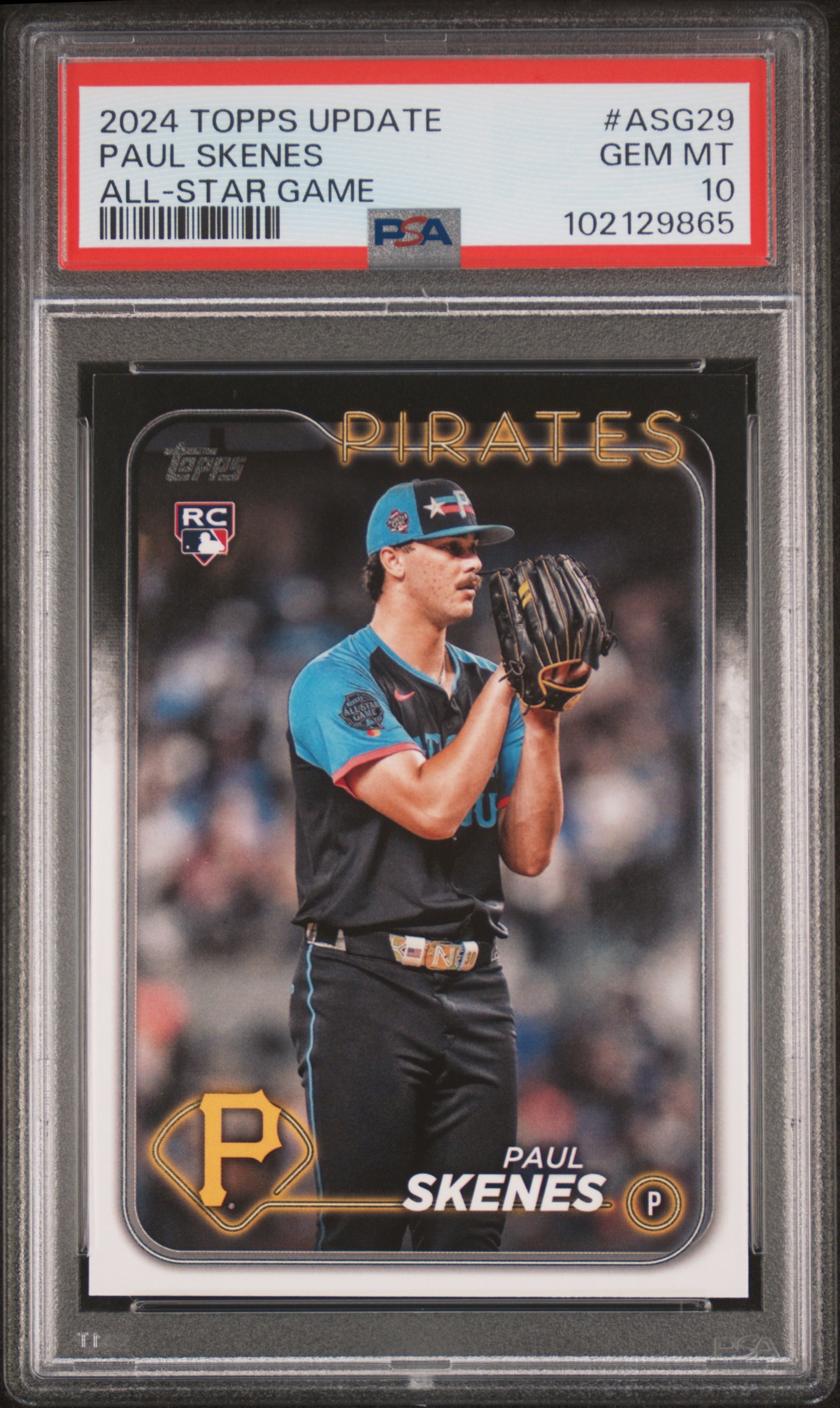 2024 Topps Update 2024 All-Star Game Paul Skenes #Asg29 Gem Mt 10 front
