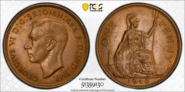 1946 1D S-4114 MS64RB