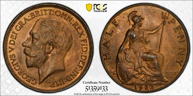 1923 1/2D S-4056 MS64RB