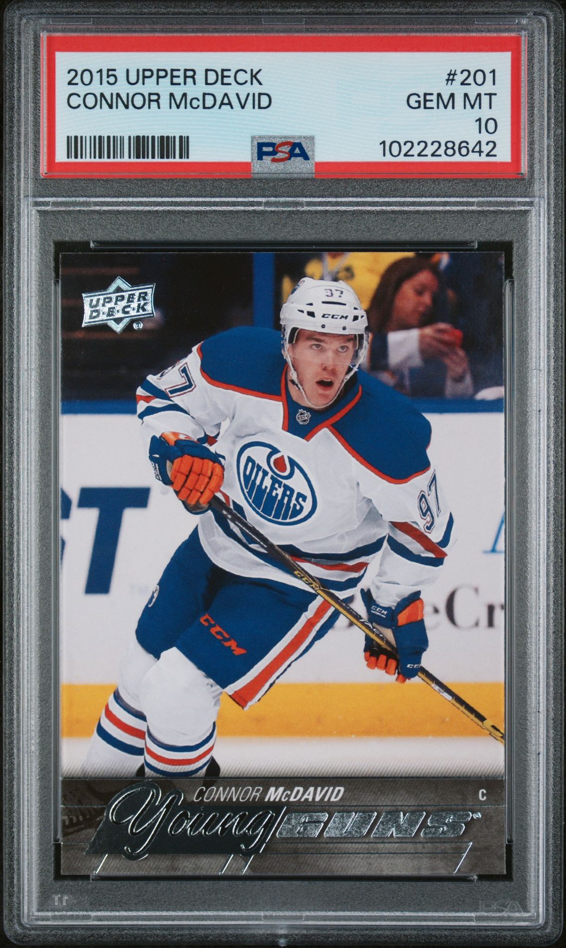 2015 Upper Deck UPPER DECK #201 Connor Mcdavid front