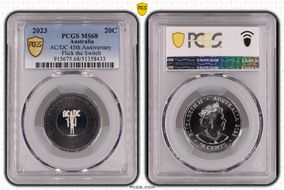 2023 20C AC/DC 45th Anniversary Flick the Switch MS68