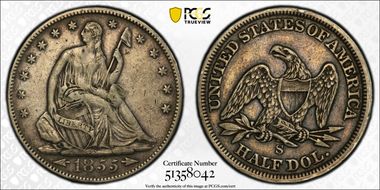 1855-S 50C Arrows N1