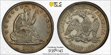 1873 50C No Arrows, Closed 3 N1
