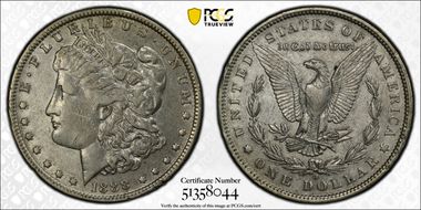 1888-O $1 VAM 4, Hot Lips N1