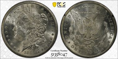 1885-CC $1 GSA Hoard MS62