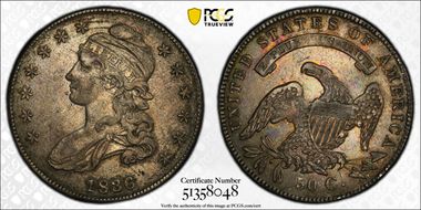 1836/1336 50C O-108 Lettered Edge N1