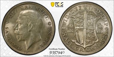 1929 1/2 Cr S-4037 MS64