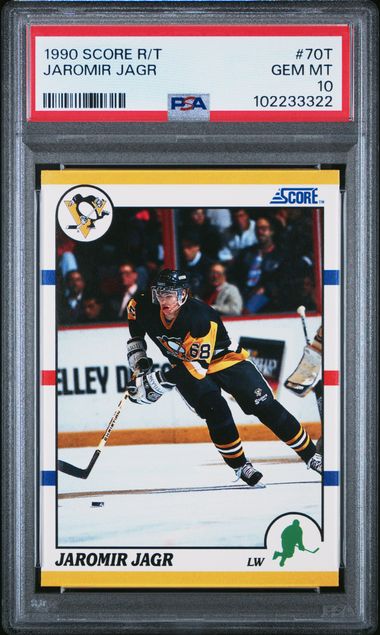 1990 Score #70T Jaromir Jagr front