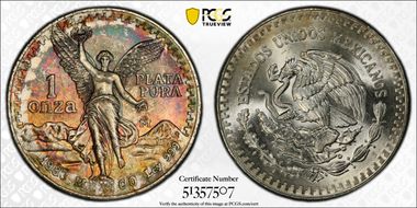 1983-Mo Onza Libertad Ag MS68