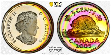 2005 5C Silver PR67DCAM