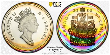 2003 50C Silver PR68DCAM