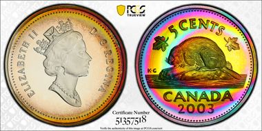 2003 5C Crowned Ag PR68DCAM