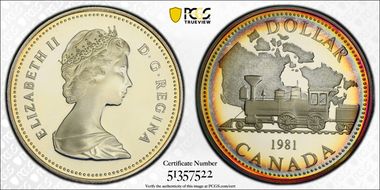 1981 S$1 Trans-Can PR68DCAM