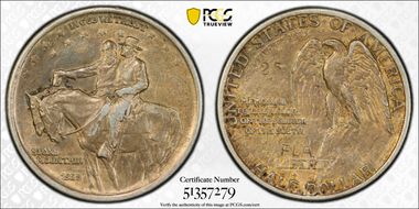 1925 50C Stone Mtn. - FLA AU55