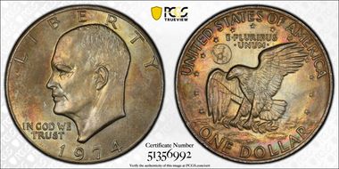 1974 $1 MS64