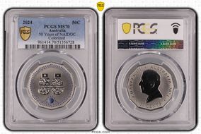 2024 50C 50 Years of NAIDOC Colorized MS70