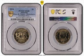 2024 $1 Bluey & Friends - Dollarbucks Envelope Privy MS68