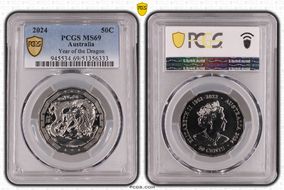 2024 50C Year of the Dragon MS69