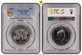 2024 50C Year of the Dragon MS69