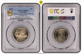 2024 $1 Centenary Last Coach Service Cobb & Co. MS69