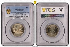 2024 $1 Centenary Last Coach Service Cobb & Co. MS68
