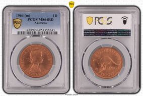 1964 (m) 1D MS64RD