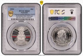 2022 50C Commonwealth Railways-NM25 Australian Rail Heritage MS69