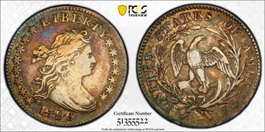 1796 10C VF35