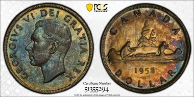 1952 S$1 FWL MS63