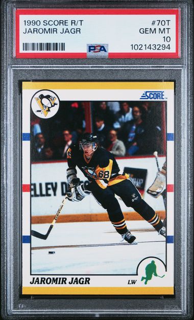 1990 Score #70T Jaromir Jagr front