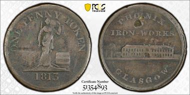 1813 Tk 1D Withers-1353 Glasgow Phoenix Iron-Works N1BN