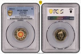 2022-C $2 Honey Bee Colorized MS68