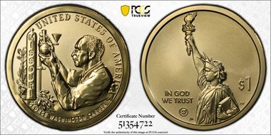 2024-S $1 American Innovation MO Rev PR George Washington Carver First Strike PR70