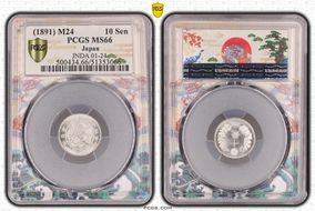 (1891) M24 10 Sen JNDA 01-24 MS66