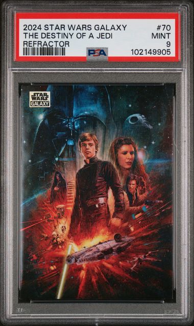2024 Star Wars Topps Chrome Refractor #70 Thedestiny Of Ajedi front