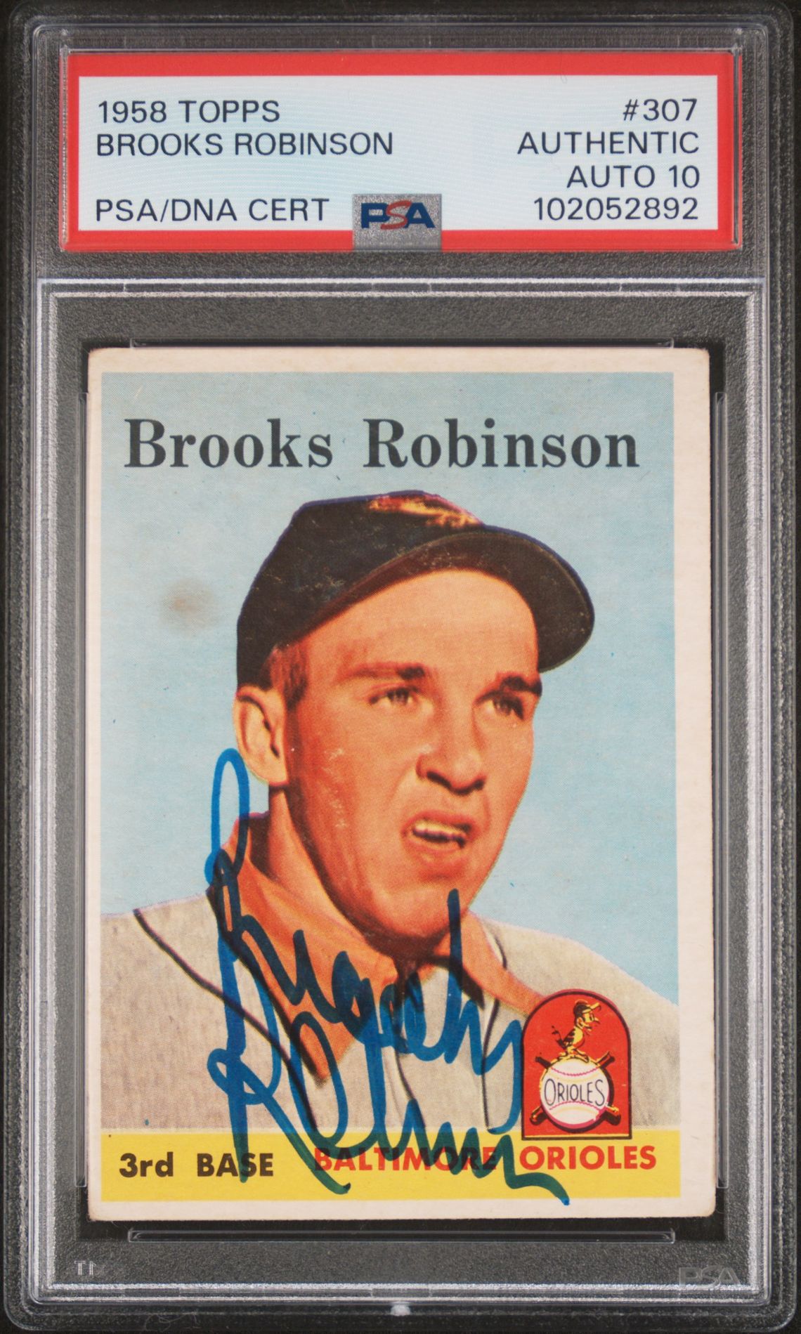 1958 Topps TOPPS #307 Brooks Robinson front