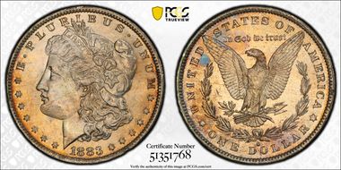 1883-O $1 MS64