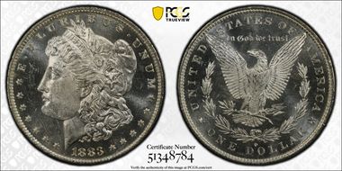 1883-O $1 MS63PL