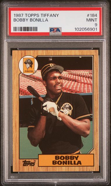 1987 Topps #184 Tiffany Bobby Bonilla front