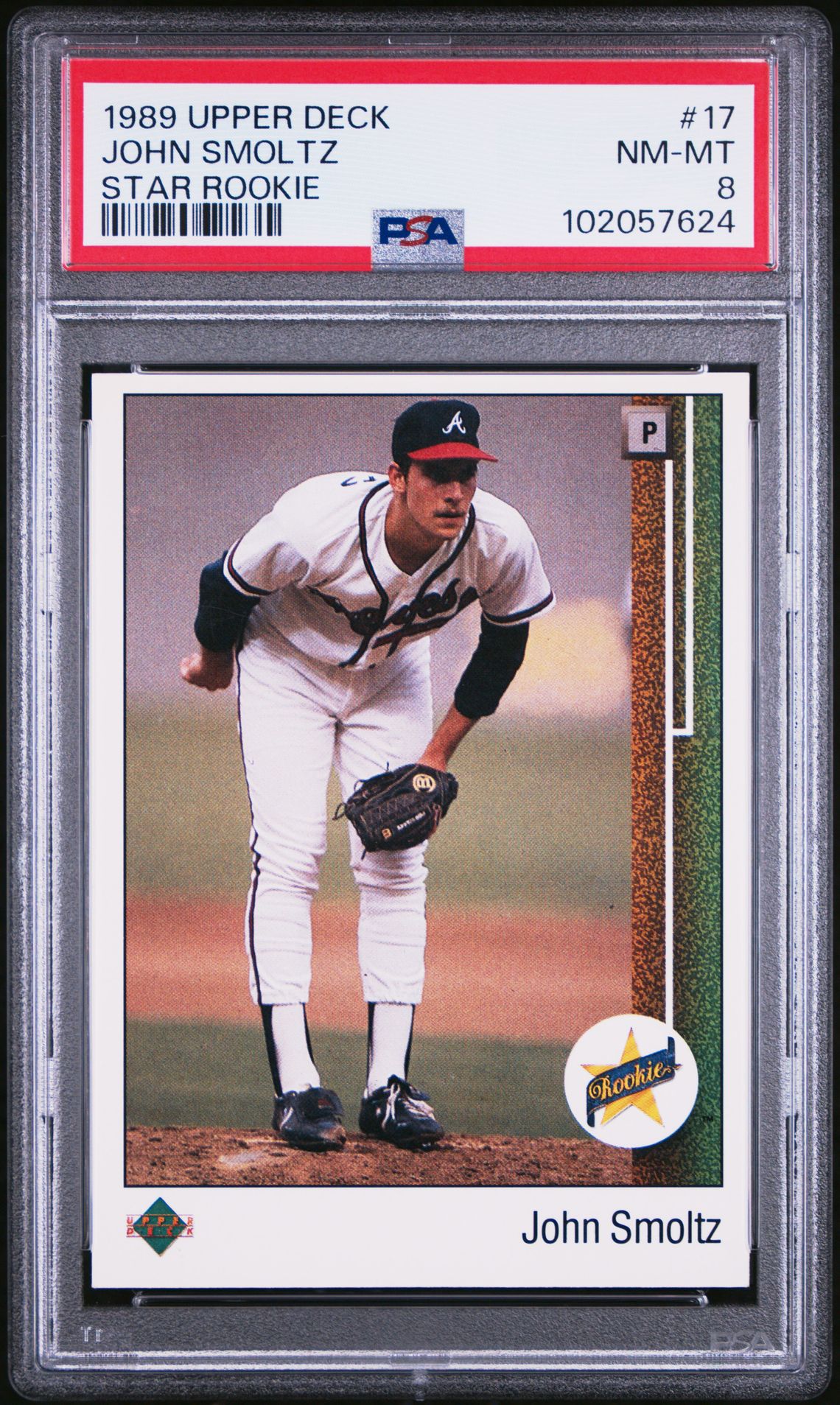 1989 Upper Deck UPPER DECK #17 John Smoltz front